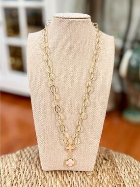 Upcycled LV Necklace